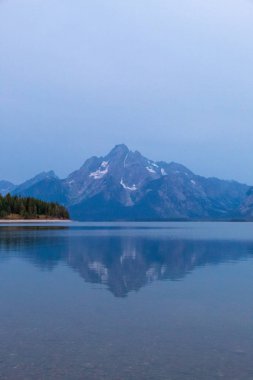 Grand Teton Ulusal Parkı'nda Sabahın erken saatlerinde