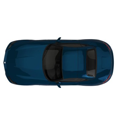 Araç beyaz arkaplanda izole edildi