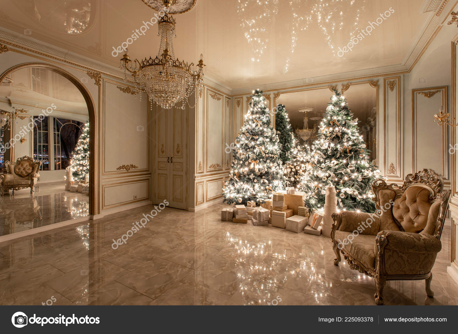 Garland Light Bulbs Christmas Evening Classic Luxurious