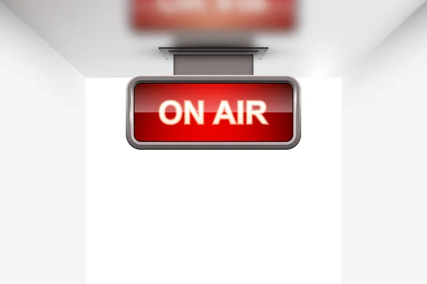 On air realistic sign Royalty Free Vector Image