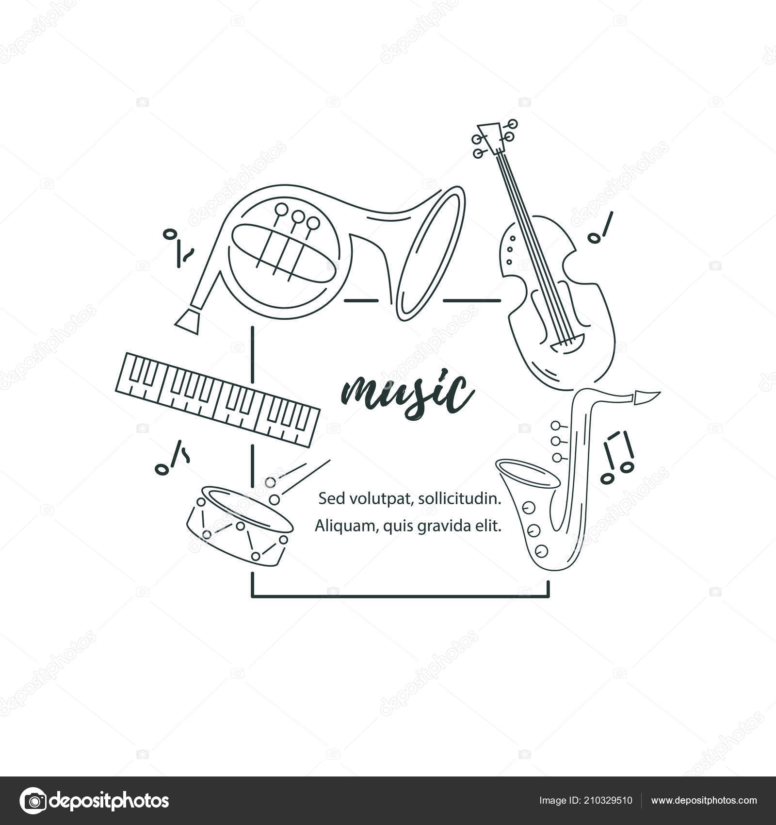 Template Music Festival Jazz Party Invitation Greeting Card Concert Template Music Festival Jazz Party Invitation Greeting Card Concert