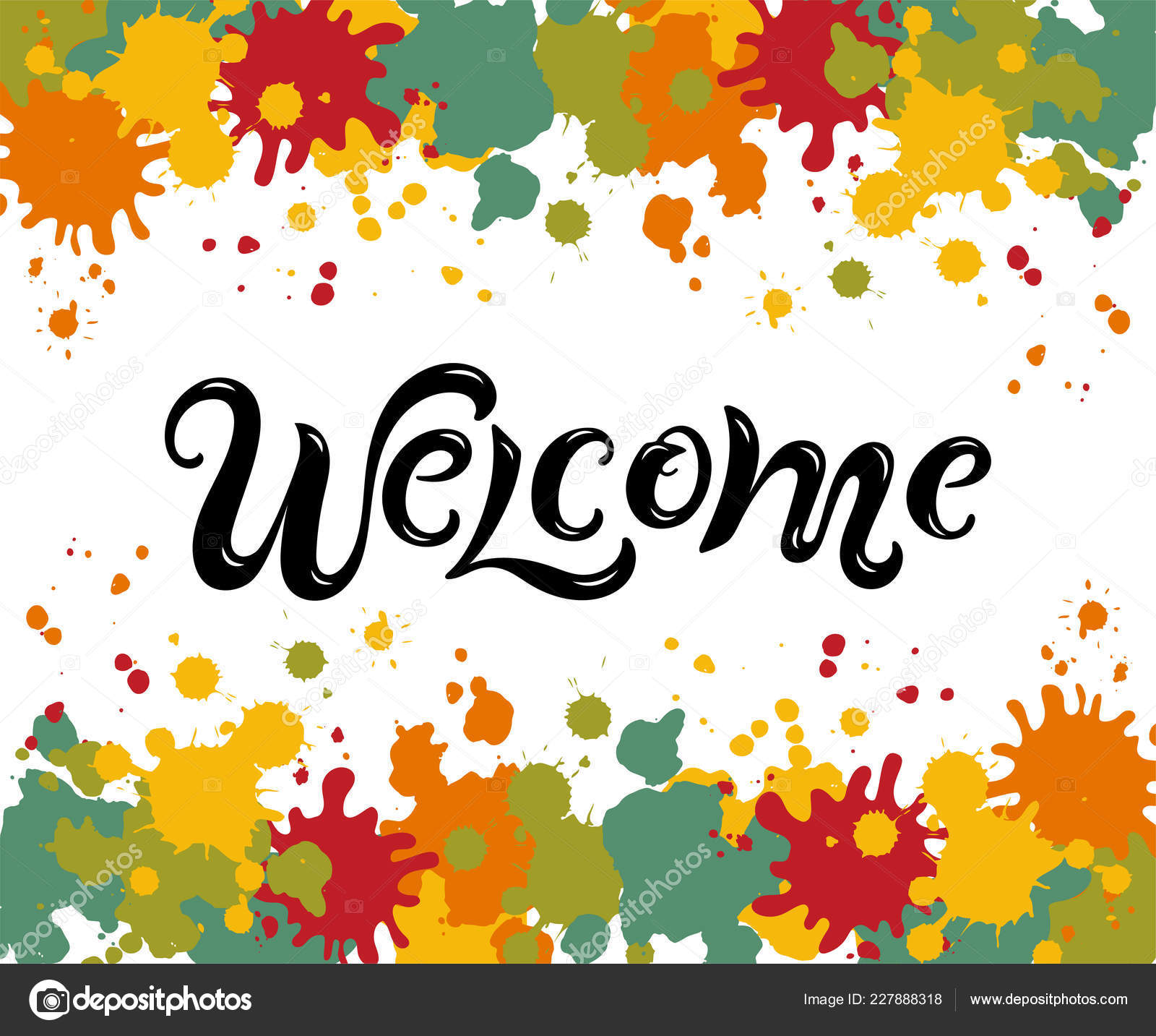 Download Illustration: welcome | Handwriting Lettering Welcome ...