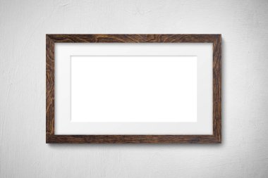 Modern iç planda model poster çerçevesi, İskandinav stili, 3D çizim, 3D illüstrasyon