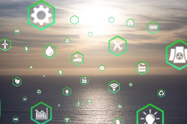 Sürdürülebilir toplum konsepti. Çevre teknolojisi. Sürdürülebilir kalkınma hedefleri. SDG 'ler.