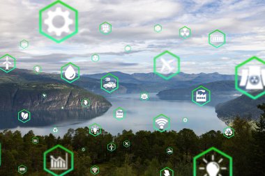 Sürdürülebilir toplum konsepti. Çevre teknolojisi. Sürdürülebilir kalkınma hedefleri. SDG 'ler.