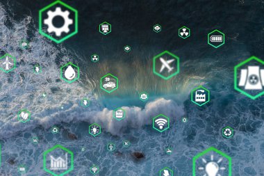 Sürdürülebilir toplum konsepti. Çevre teknolojisi. Sürdürülebilir kalkınma hedefleri. SDG 'ler.