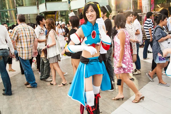 Bangkok Tayland Ağustos 2008 Siam Pagagon Bangkok Önünde Bir Cosplay — Stok fotoğraf