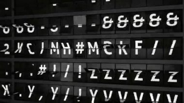 3D oluşturulan animasyon, analog uçuş bilgi görüntü kurulu Phnom Penh, Kamboçya varış şehri ile