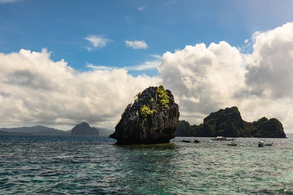 Seascape od Simizu Island, Filipiny Obrazek Stockowy