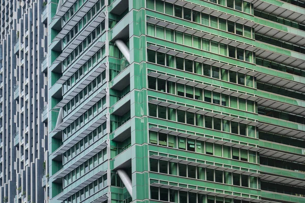 Moderní Budovy Fasáda Bangkok Thajsko — Stock fotografie