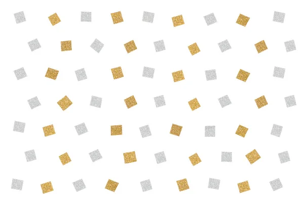Золотой Серебряный Блеск Бумаги Срезанный Фон Изолированный — стоковое фото