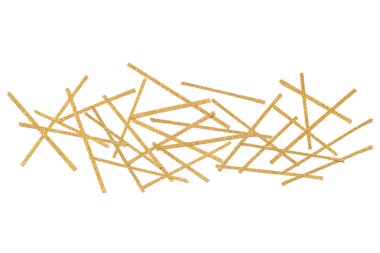 Arka plan - izole kesmek altın parlak kağıt