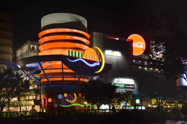 Fukuoka Japan November 2018 Kanalstadt Hakata Einkaufszentrum Von Der Straße — Stockfoto