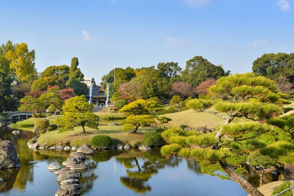 Suizenji trädgård, Kumamoto, Japan — Stockfoto