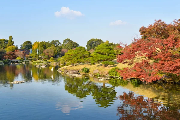 Kumamoto Japan November 2018 Suizenji Trädgård Landskap Sett Från Andra — Stockfoto