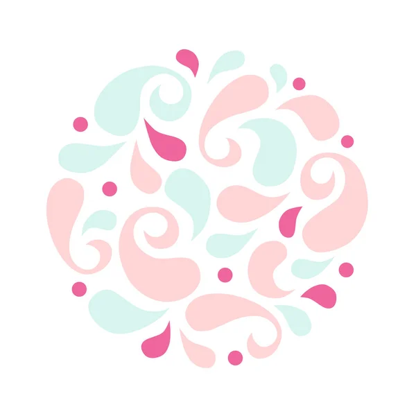 Petal daire - pastel renk
