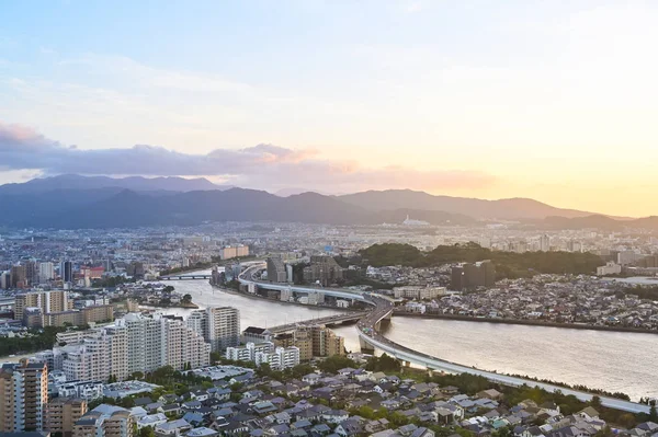 Fukuoka Cityscape, Japan — Stockfoto