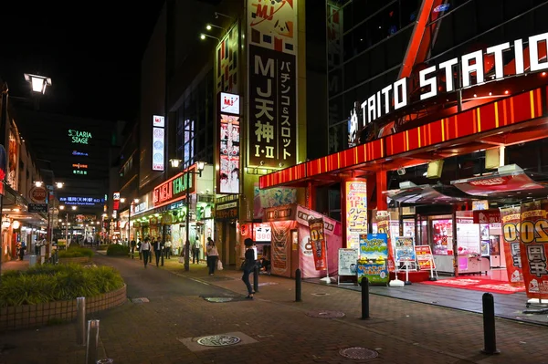 Dzielnica handlowa Tenjin, Fukuoka, Japonia — Zdjęcie stockowe
