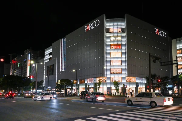Zona commerciale Tenjin, Fukuoka, Giappone — Foto Stock
