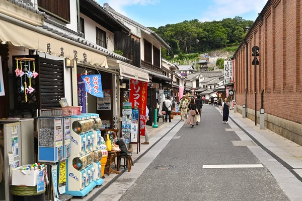 Kurashiki Einkaufsstraße, Okayama, Japan — Stockfoto