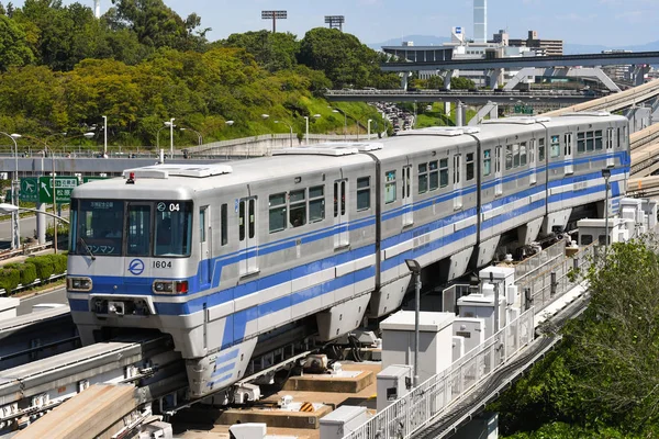 Monorail, Ósaka, Japonsko — Stock fotografie