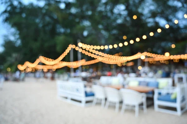 Beach Party Blur Background Defocus — Stock Photo, Image