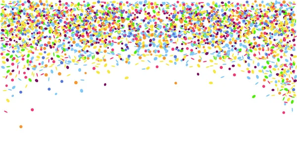Kleurrijke confetti op transparante achtergrond. EPS 10 vector bestand opgenomen — Stockvector
