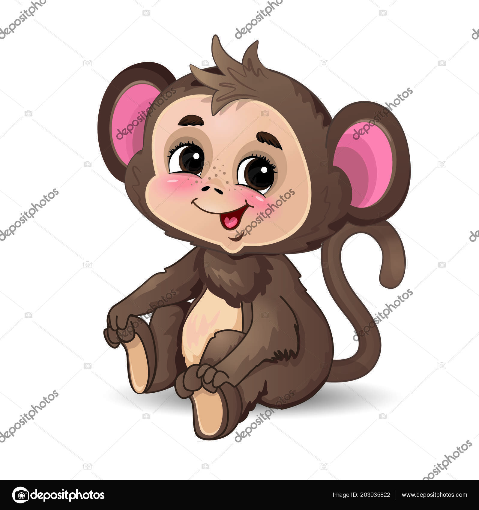 Funny Monkey Children's Products Stock Vector Image by ©GiuliaRichi #203935822 Funny Monkey Children's Products Stock Vector Image by ©GiuliaRichi #203935822