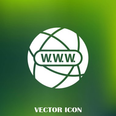 Web sitesi web vektör simgesi