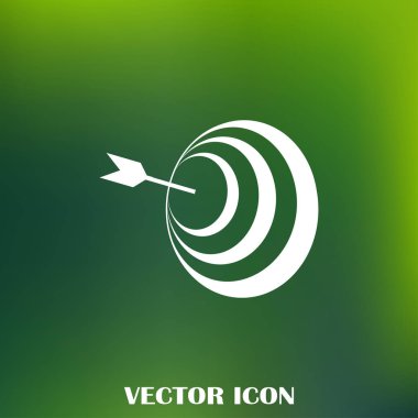 Hedef simgesi, web tasarımı için vektör çizim