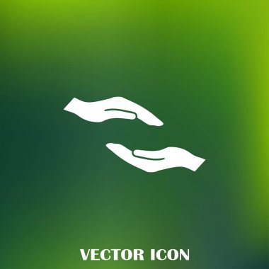 eller simge vektör, düz tasarım en iyi vektör simgesi