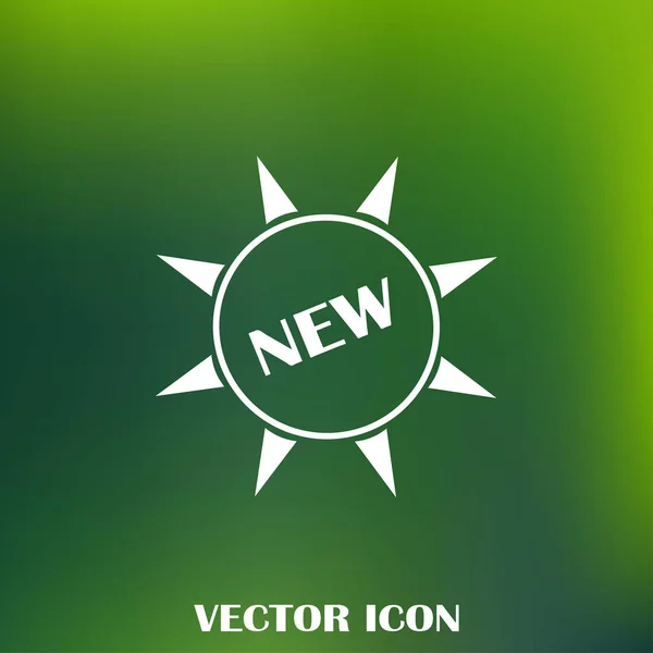 Neues Zeichen Web Symbol — Stockvektor