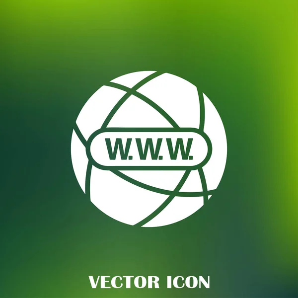 Icône Web Vectorielle Site Web — Image vectorielle
