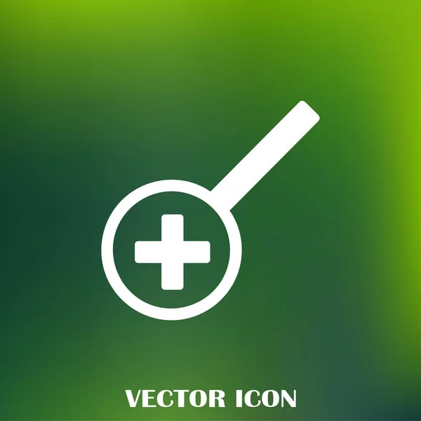 Μεγεθυντικό Φακό Εικονίδιο Αναζήτησης Vector Εικονογράφηση — Διανυσματικό Αρχείο