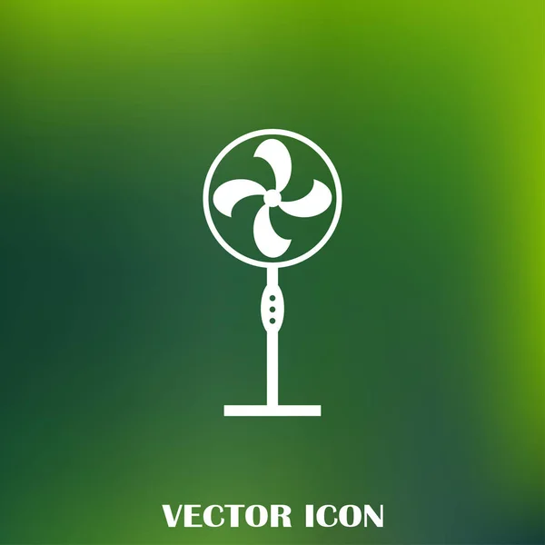 Icono Ventilación Ventilador Aire Símbolo Del Ventilador Ilustración Vectorial — Vector de stock