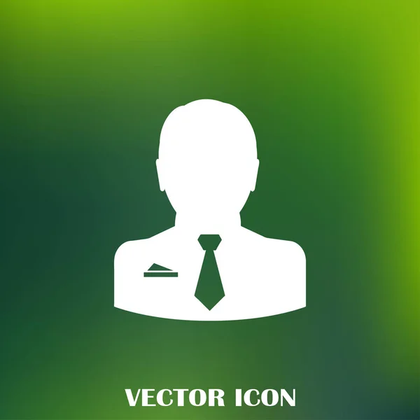 Icône Web Vectoriel Homme Affaires — Image vectorielle