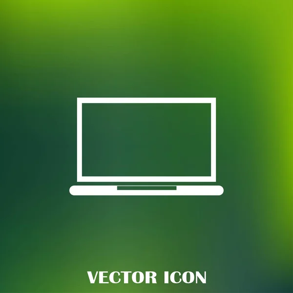 Laptop Symbol Trendigen Flachen Stil Computersymbol Für Ihr Webseitendesign Logo — Stockvektor