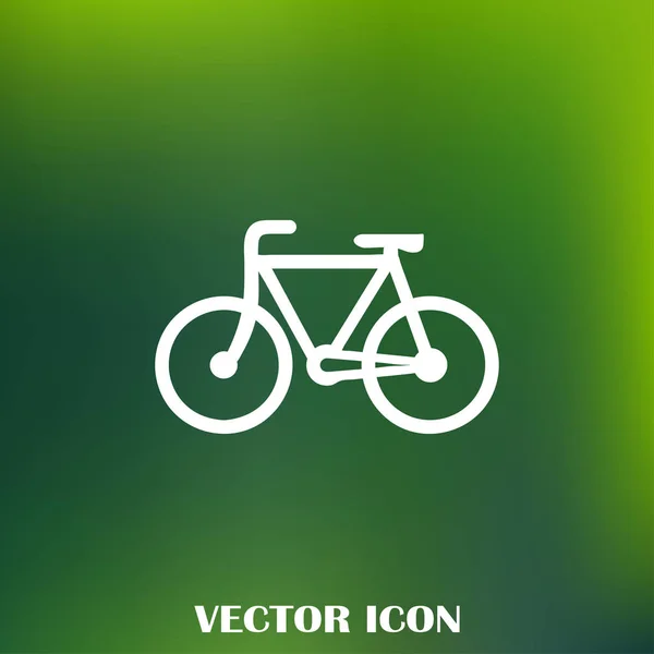 Icône Vélo Illustration Vectorielle Dessin Plat — Image vectorielle