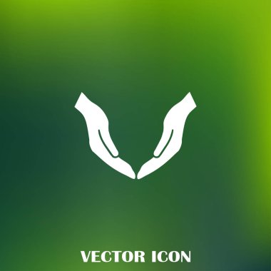 eller simge vektör, düz tasarım en iyi vektör simgesi