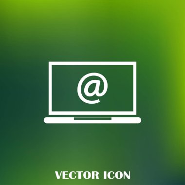 dizüstü bilgisayar kutsal kişilerin resmi içinde e-posta