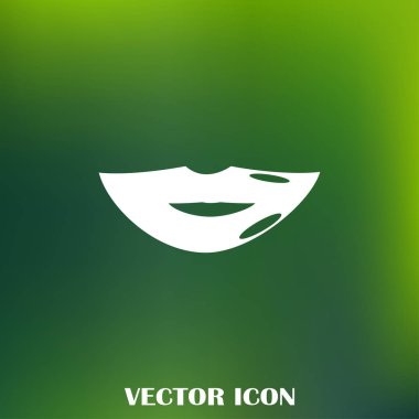 Dudak simgesi web tasarım