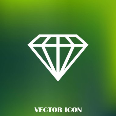 satır elmas vektör simgesi