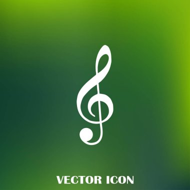 düz müzik treblekey simgesi