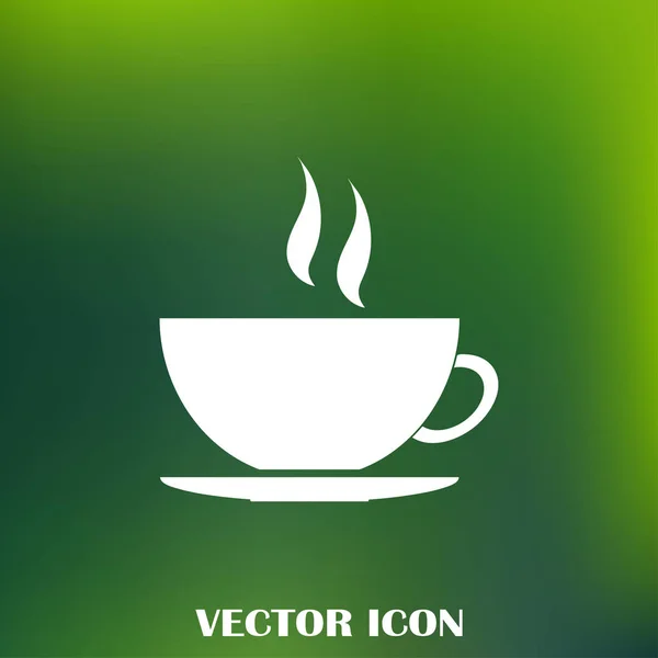 Copo Café Vetor Ícone — Vetor de Stock