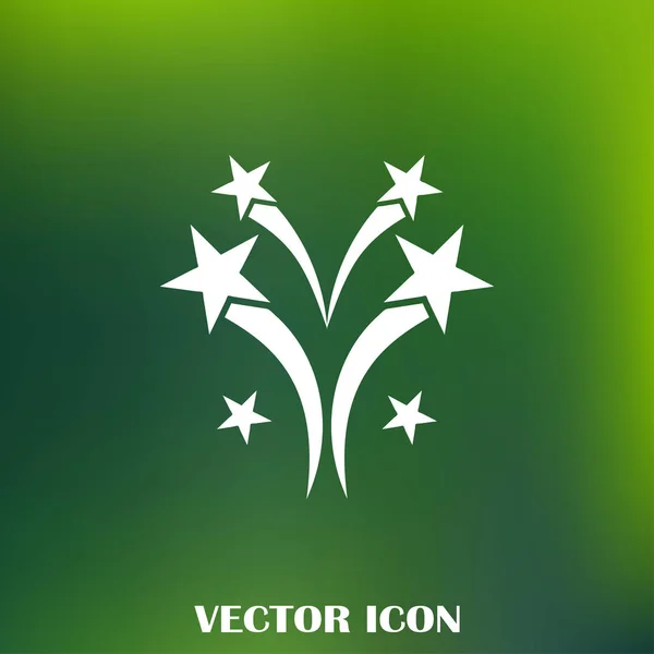 Fyrværkeri Linje Ikon Omrids Vektor Tegn – Stock-vektor