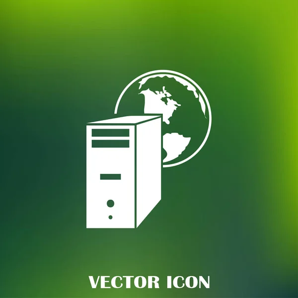 Icono Ordenador Icono — Vector de stock