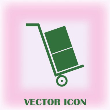 Bagaj vektör web simgesi.