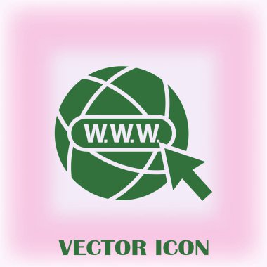 Web sitesi web vektör simgesi