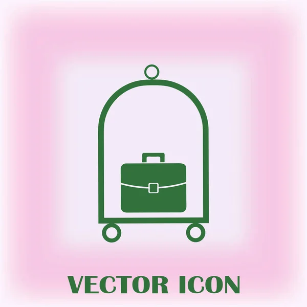 Bagage Vector Web Icon — Stockvector