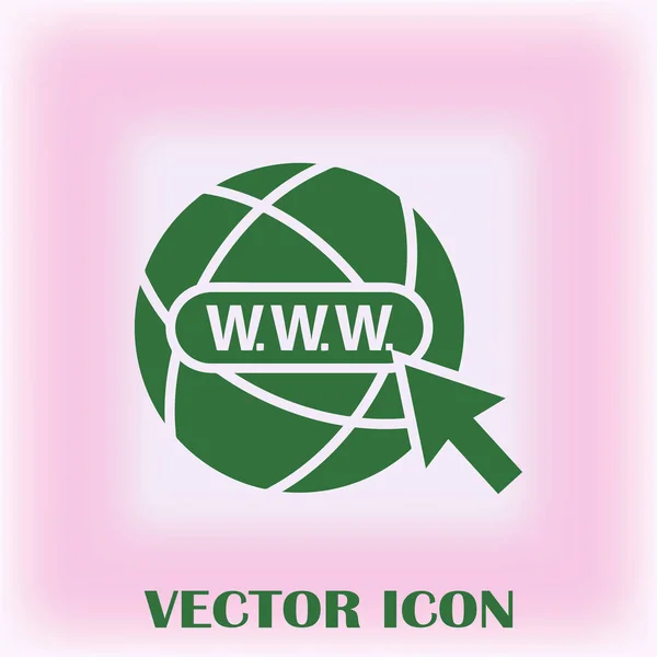 Web Site Vetor Ícone — Vetor de Stock